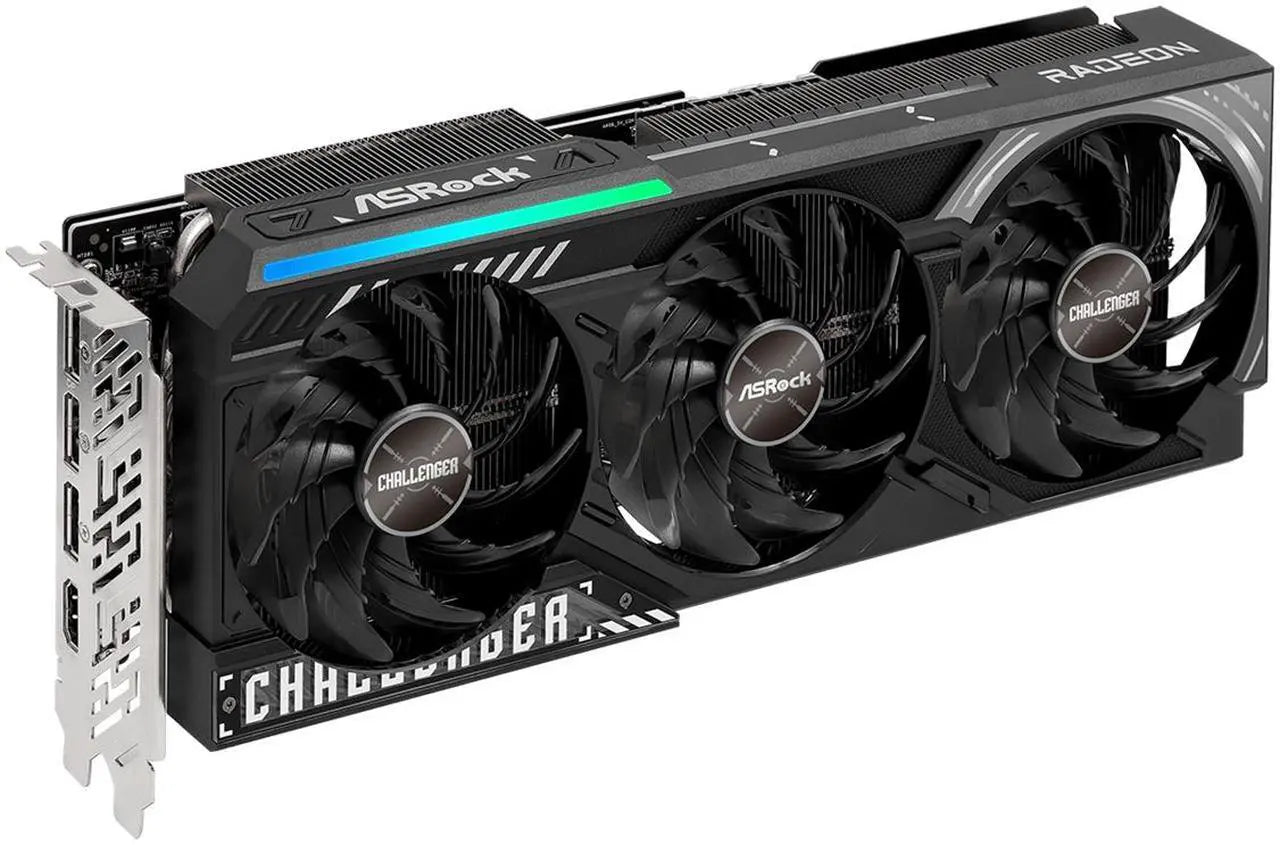 ASRock Challenger Radeon RX 9070 XT 16GB GDDR6 PCI Express 5.0 x16 Graphics Card RX9070XT CL 16G