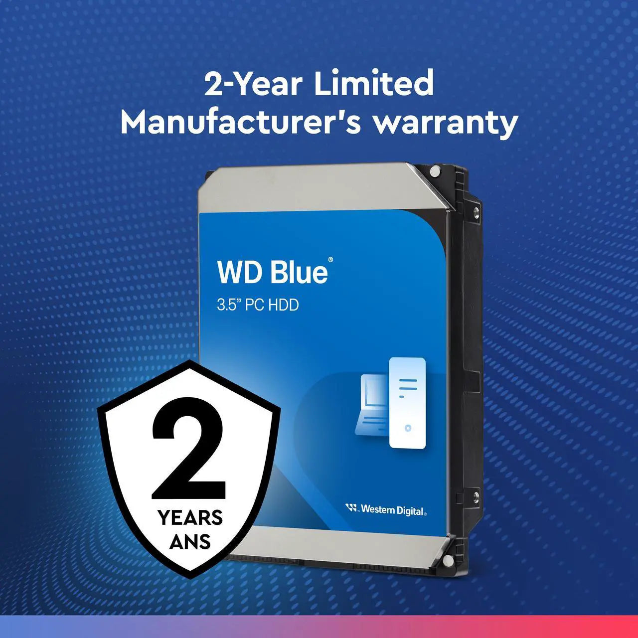 Blue 8TB Desktop Hard Disk Drive - 5640 RPM SATA 6Gb/s 256MB Cache 3.5 Inch - WD80EAAZ