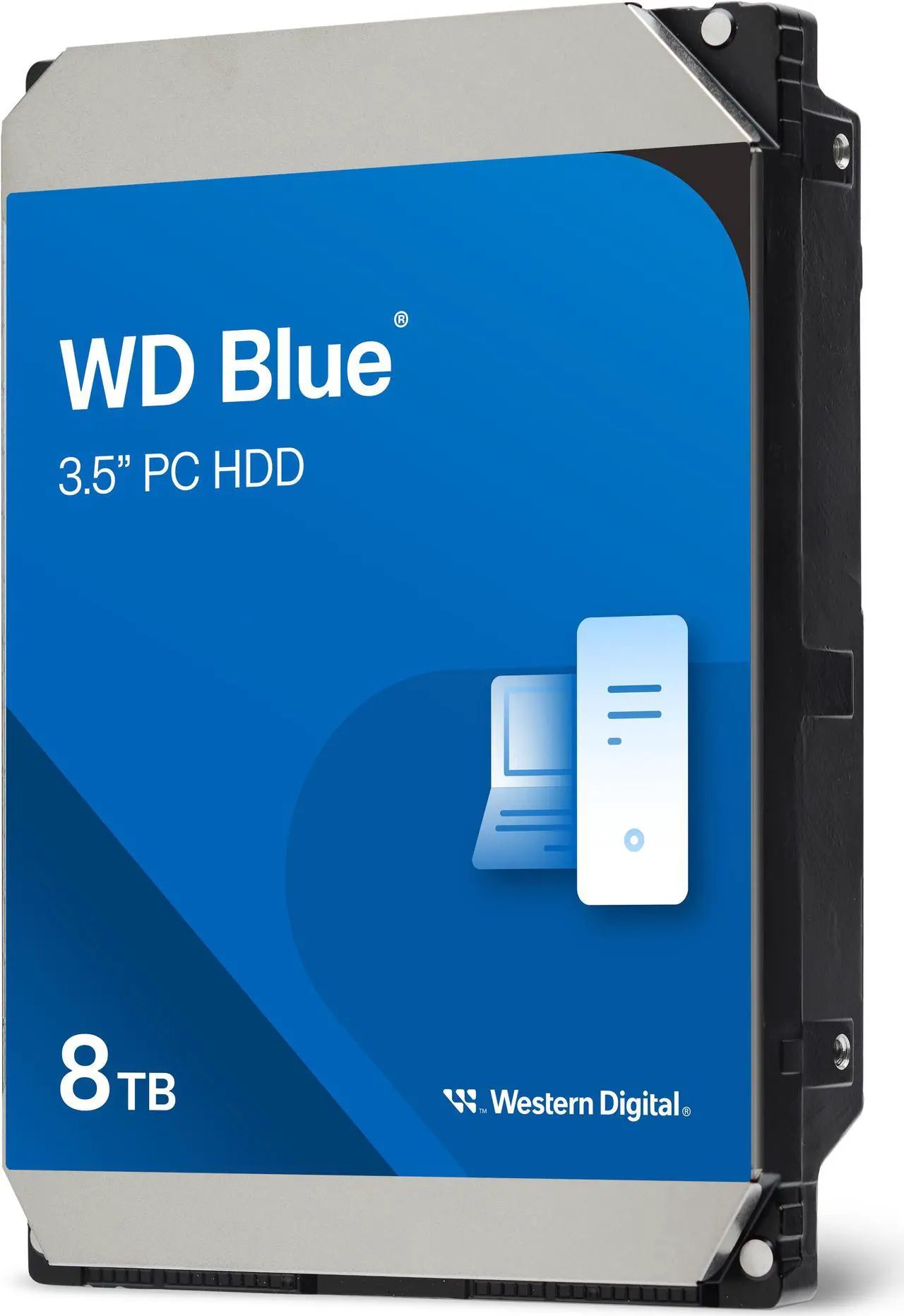 Blue 8TB Desktop Hard Disk Drive - 5640 RPM SATA 6Gb/s 256MB Cache 3.5 Inch - WD80EAAZ