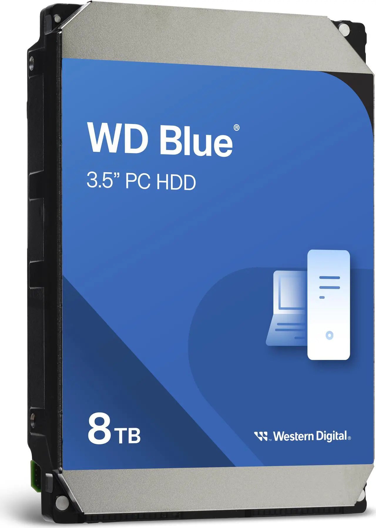 Blue 8TB Desktop Hard Disk Drive - 5640 RPM SATA 6Gb/s 256MB Cache 3.5 Inch - WD80EAAZ