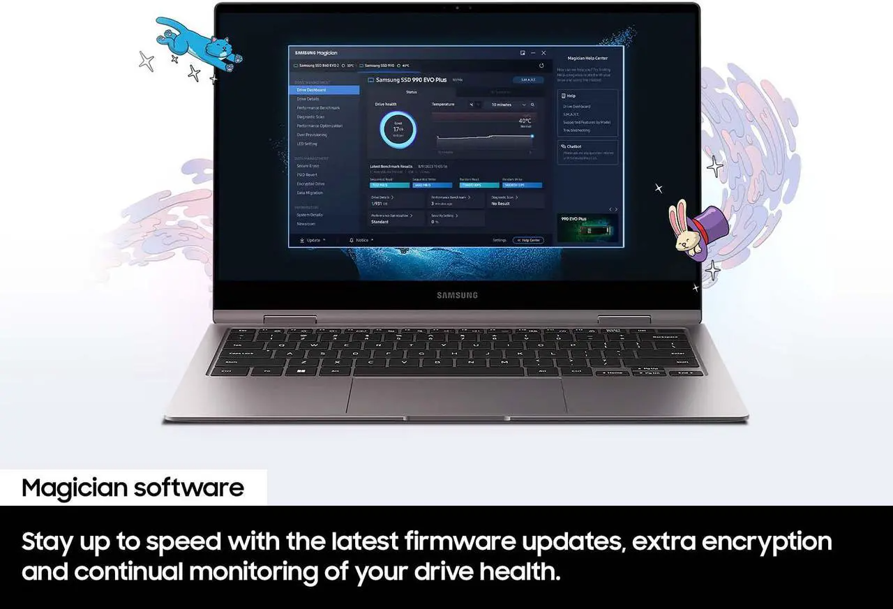 990 EVO PLUS SSD 4TB, PCIe Gen 4x4 | Gen 5x2 M.2 2280, Speeds Up-to 7,250 MB/s, Upgrade Storage for PC/Laptops, HMB Technology and Intelligent Turbowrite 2.0 (MZ-V9S4T0B/AM)