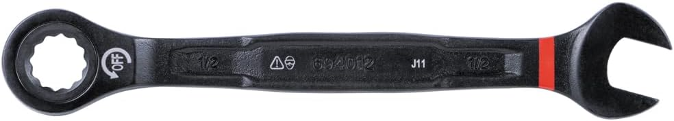 TOOLS 69408G Ratcheting Combination Wrench Set, SAE, 8-Piece, 5/16 to 3/4-Inch, Steel Alloy, Foam Pouch, 90-Tooth