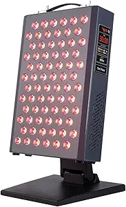 ULTRA360 Red Light Therapy Panel — 630nm 660nm 810nm 850nm Red & Near Infrared Light, 72 Quad Chip LEDs, Touchscreen Controls, Adjustable Brightness & Pulsed Mode