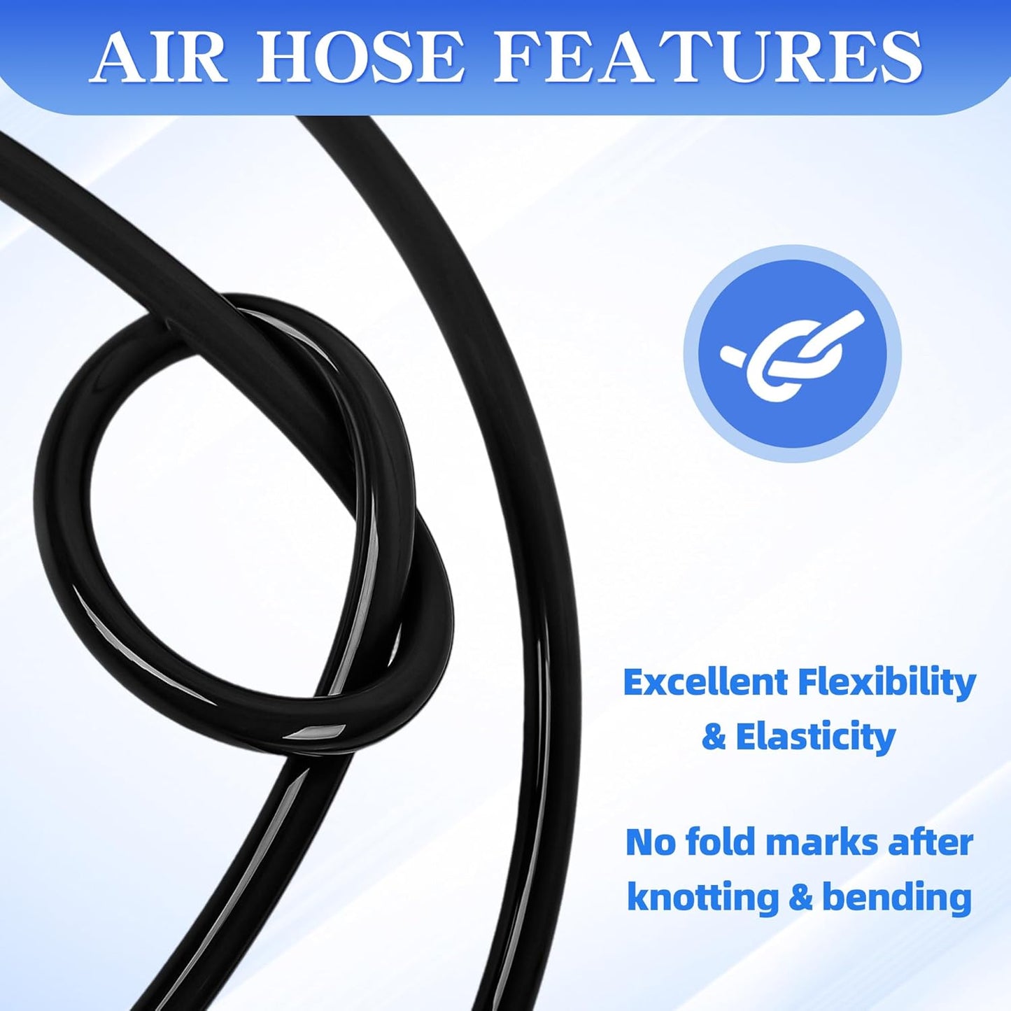 PU Air Hose 4mm OD x 2.5mm ID Orange Polyurethane Hose 525 FT 160 Meters Pneumatic Tubing Pipe for Air Compressor