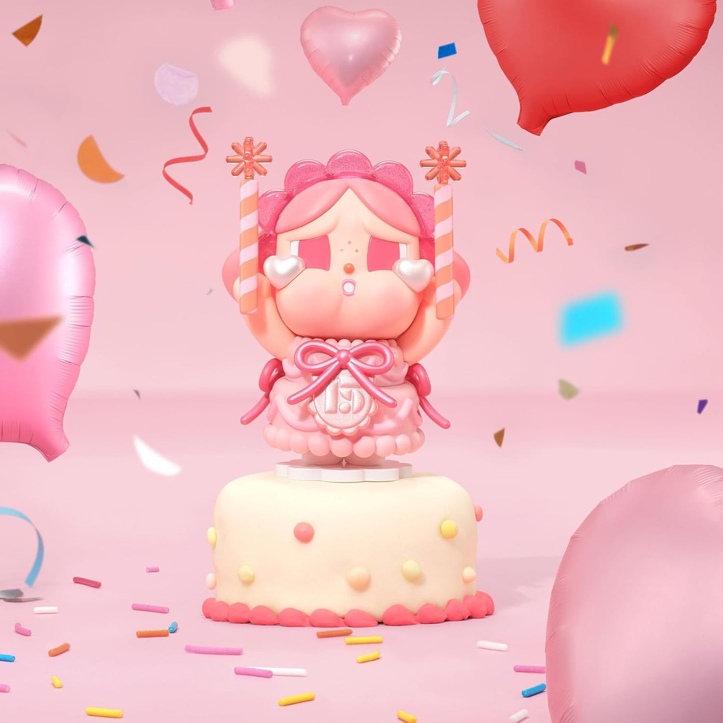 POP MART Celebrating The Moment POP MART 15th Anniversary Series Blind Box Figures, Collectible Toys Home Decorations, Holiday Birthday Gifts for Girls and Boys, Single Box