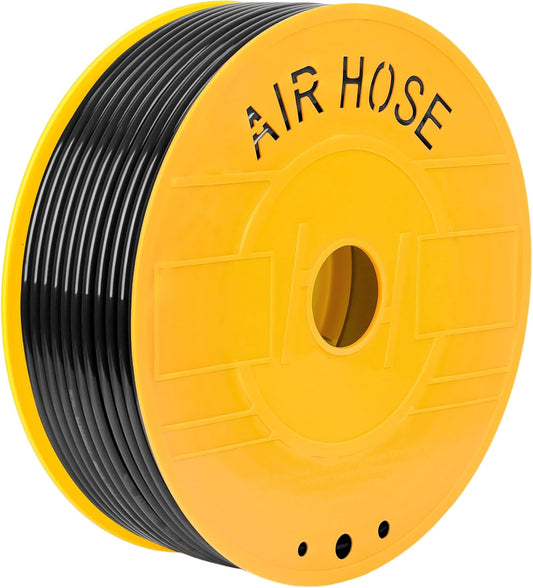 PU Air Hose 4mm OD x 2.5mm ID Orange Polyurethane Hose 525 FT 160 Meters Pneumatic Tubing Pipe for Air Compressor