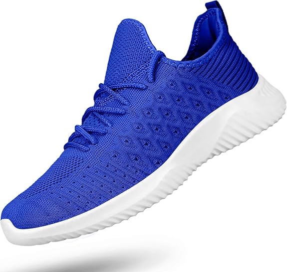 Mens Slip On Walking Shoes Lightweight Breathable Non Slip Running Shoes Comfortable Fashion Sneakers for Men