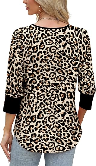 Length Sleeve Womens Tops with Button Cuffs Dressy Casual V Neck Summer Outfits Early Fall Fashion Spring Clothes
