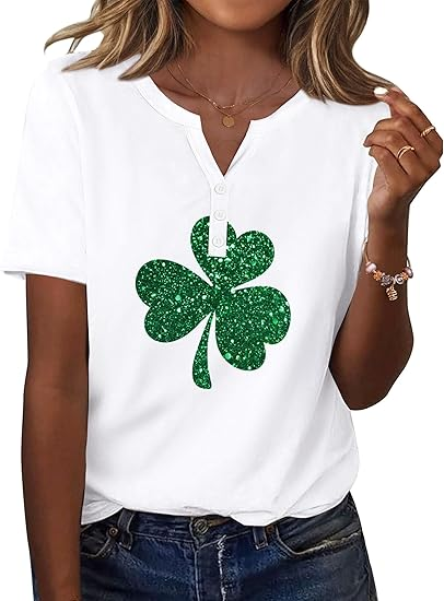 Womens Summer Tops Casual Short Sleeve V Neck Shirts Business Dressy Work Blouses